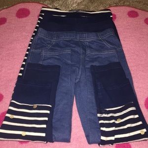 Four pairs of girls leggings